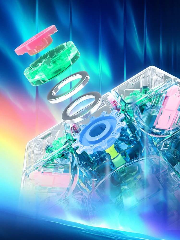 GAN 14 Maglev PRO Aurora 3X3  Magnetic Magic Speed Cube Stickerless Professional Fidget Toys GAN14 Cubo Magico Puzzle 3
