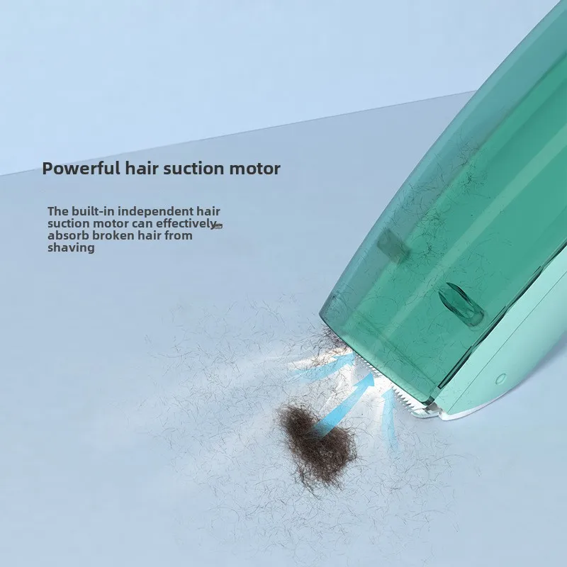 Baby haircut, silent automatic suction device, baby and child rechargeable electric push scissor, full moon razor