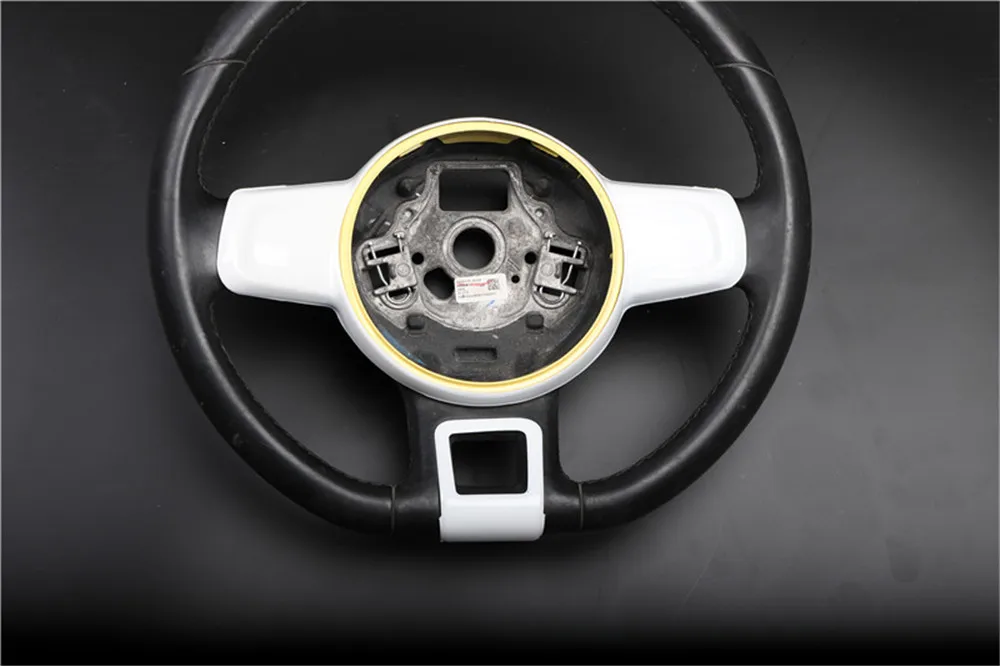 Auto styling ABS Chrome Lenkrad Trim Abdeckung Aufkleber Dekoration fall Für Volkswagen New Beetle 2013-2019 Auto Zubehör – Detail 11