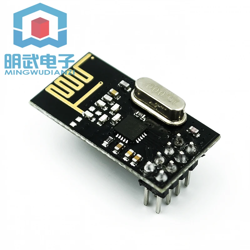 Black NRF24L01 Wireless Module 24L01+ Upgrade Version Black King Kong nrf24l01p wireless module cdebyte e01 ml01d 2 4ghz iot module nrf24l01 pa spi smd 2 4g rf transmitter and receiver