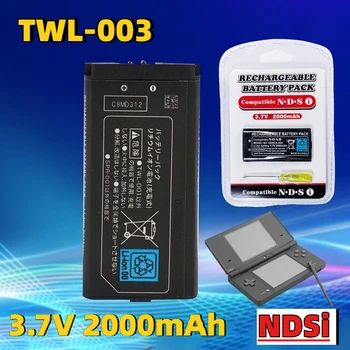 Batteria al Litio Ricaricabile 3.7V 2000mAh TWL-003 per Console Portatile Nintendo NDSi, Batterie di Ricambio Integrate