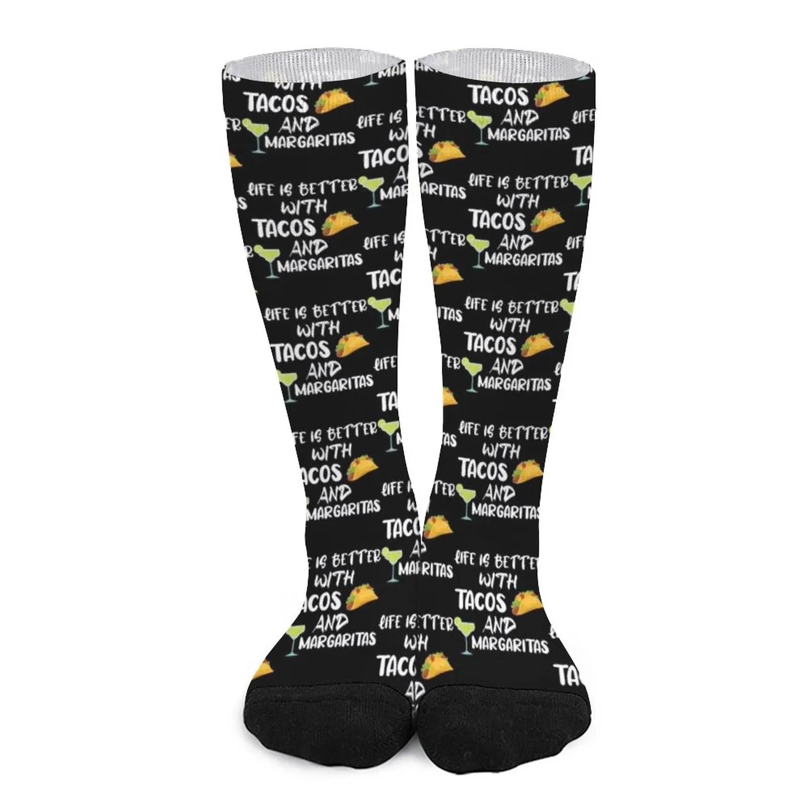 Life is Better with Tacos and Margaritas funny mexican cinco de mayo tacos Essential Socks Running socks man socks for Women