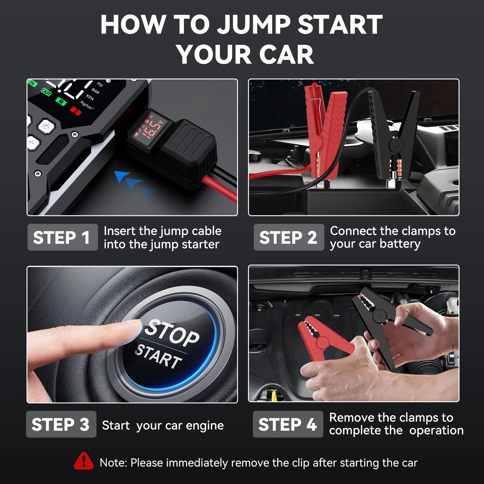 ACEZUK Car Jump Starter Power Bank Portable Air Compressor Inflator Pump Power Station 5000A Battery Starter Auto Booster car jump starter jump starter