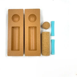 Premium Cork Balance Board for Ankle Strengthening and Yoga Training (10x30cm)