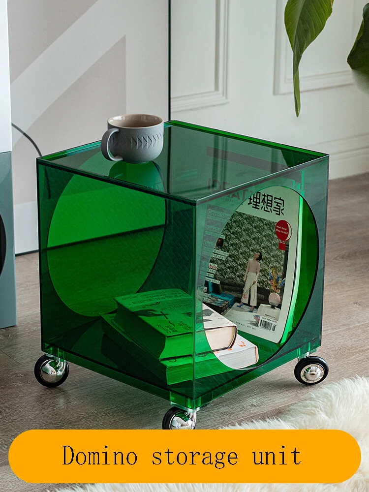 CoffeeTableCreativeAcrylicSofaSideTableNordicCornerTable