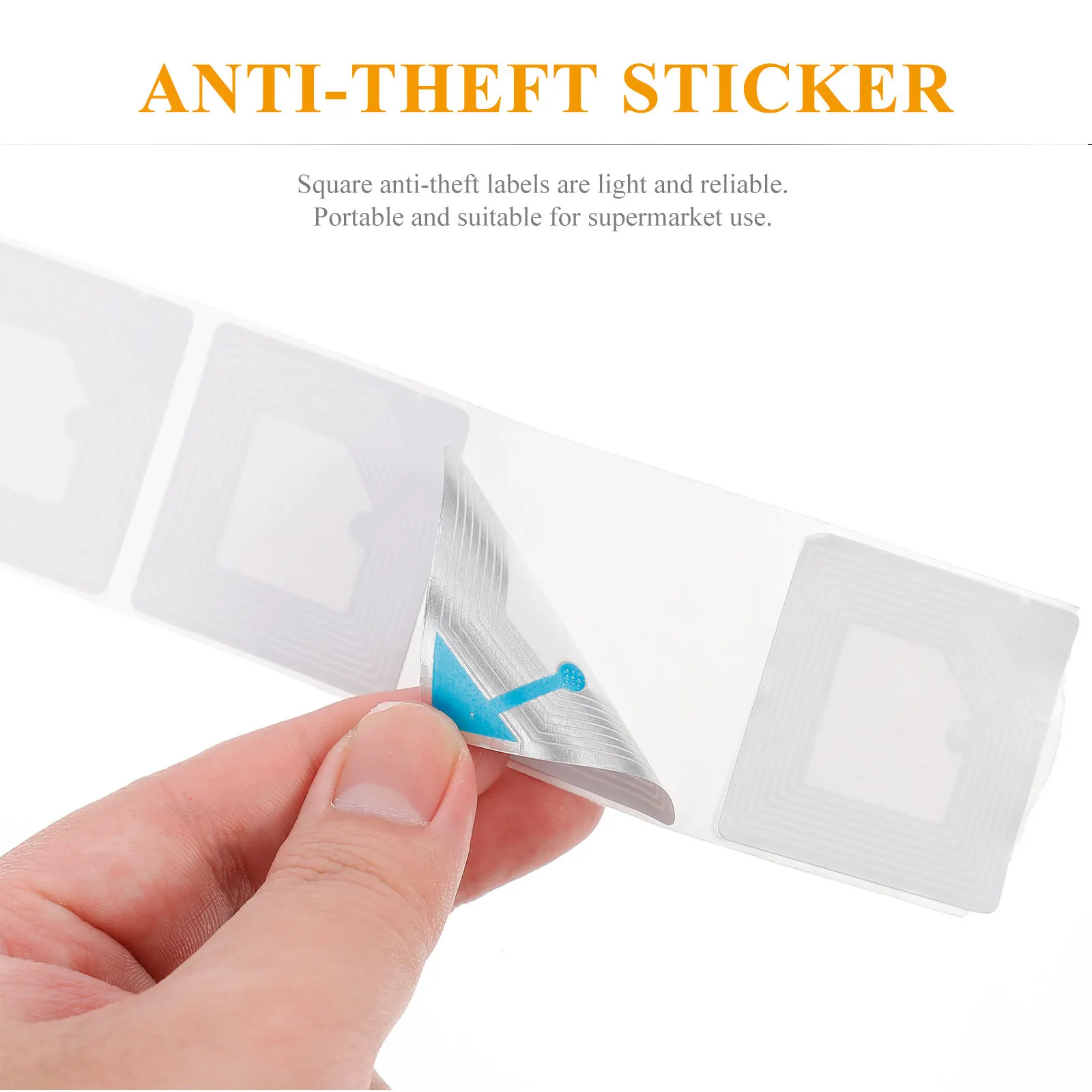 100개 - 도난 방지 라벨 상품 태그 고급 소재 유연한 슈퍼마켓 휴대용 소매용 ..