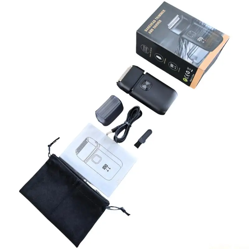 D0AB 남성용 방수 소형 트리밍 도구가 포함된 실용적인 헤어 트리머 수염 면도기