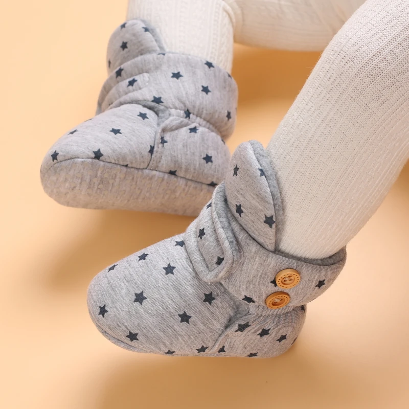 0-18M Boots For Newborn Baby Girl Snow Boots Winter Thermal Shoes Plush Ankle Boots Winter Baby Boys And Girls Thermal Shoes S36be59ca057b47bc9d77701ae753cb46w