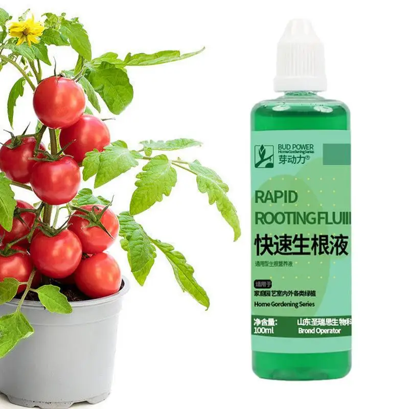 

Rooting Liquid Plant Rapid Rooting Agent 3.3oz Succulent Nutrient Solution Flower Plant Fertilizer Improves Transplant Survival