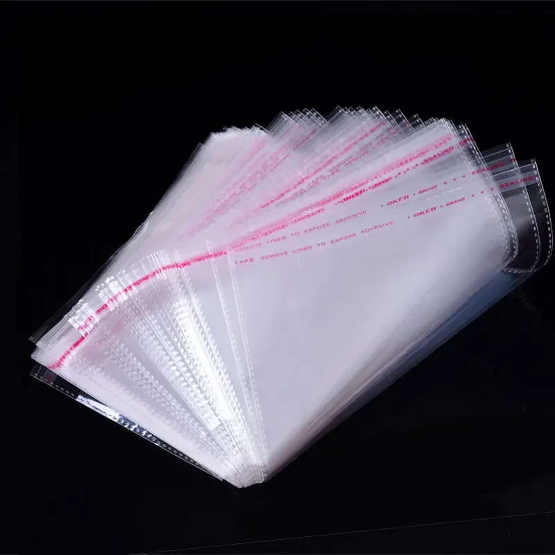 0.05mm OPP Self-adhesive Plastic Bag Clothing Packaging Sealable Clear Cellophane Thin Package Shirt Bag Factory wholesale 3