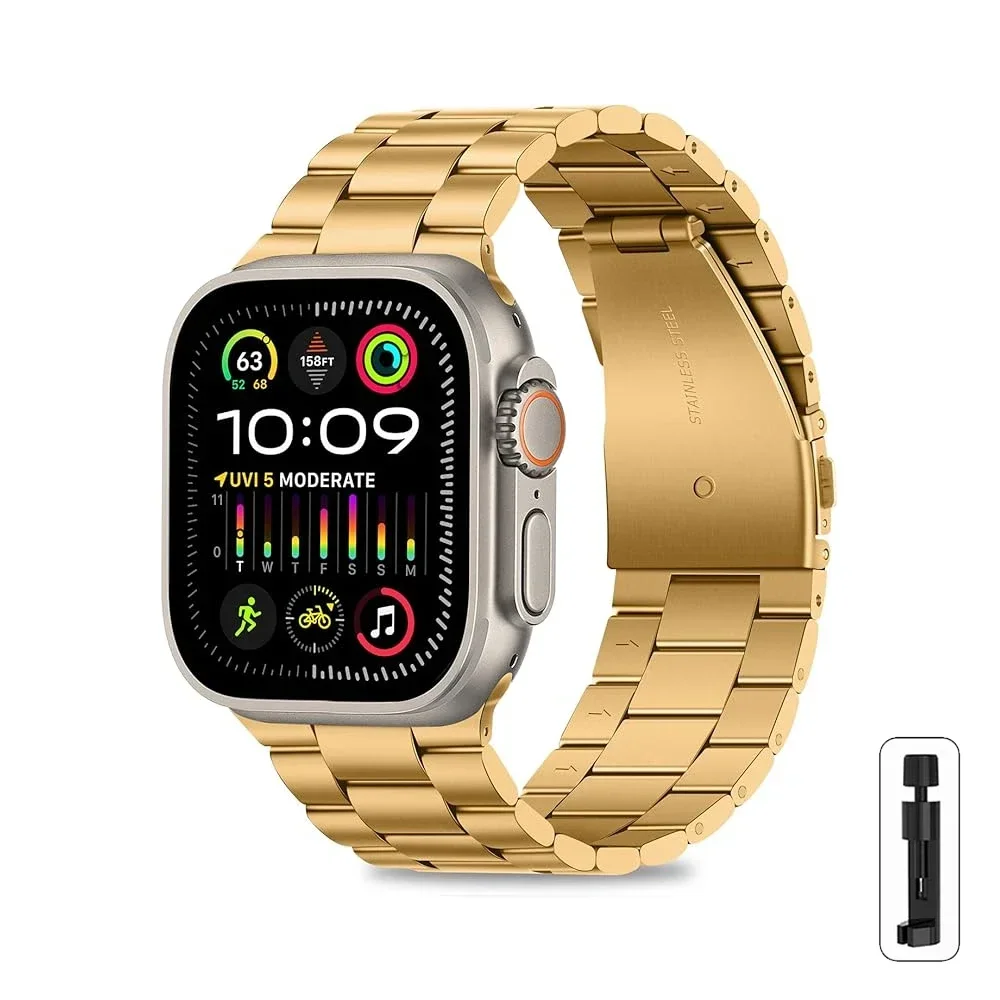 ตัวเลือกสินค้า สายสแตนเลส Apple Watch รุ่น Premium สีเงิน