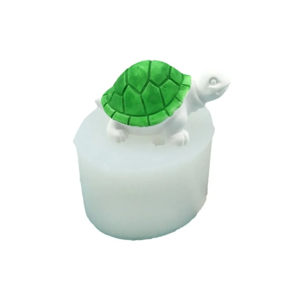 Description Picture 2 of itemSoft Chocolate Silicone Mold Cute 3D Turtle Modeling Cake Decoration Jelly Ice Mould Resin Art Gypsum Clay DIY Toy