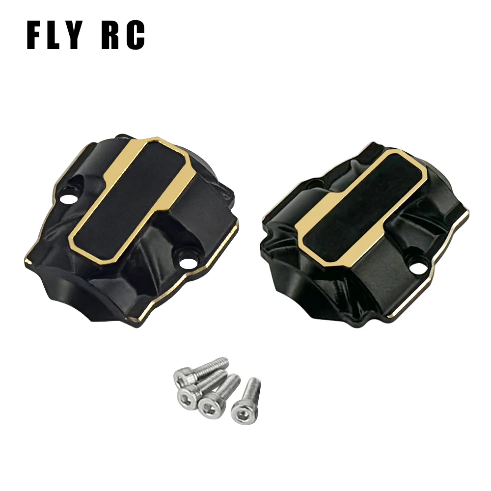 Redcat Ascent 18 Upgrade Parts Brass Differential Covers Front and Rear Axle Diff Cover For Rc Car Crawler Accessories 1/18 6