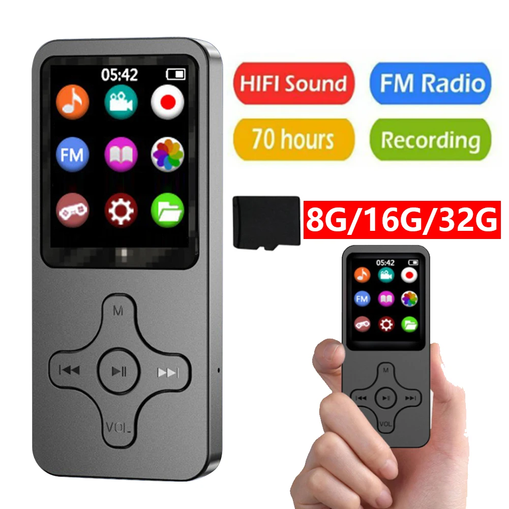 2023-MP3-Player-1-8-Inch-Bluetooth5-0-MP4-Mp3-Music-Player-FM-Radio ...