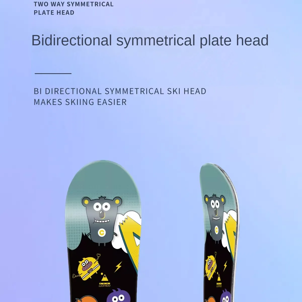 LUCKYBOO Children's Snowboard - Beginner 80-130cm