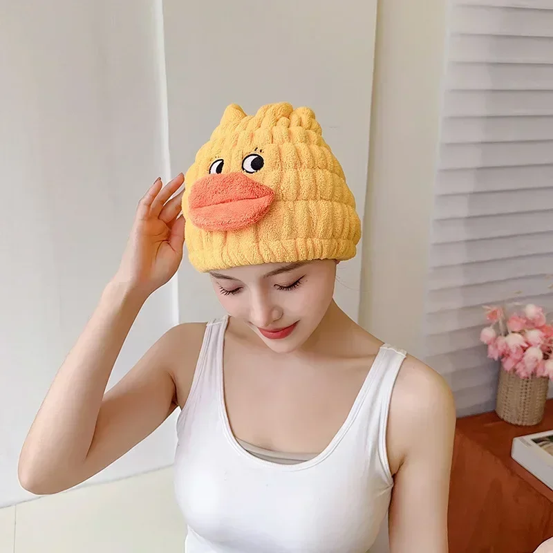 Cappello Asciugacapelli per Donne e Bambini, Asciugatura Rapida, in Microfibra, Super Assorbente, Telo Asciugacapelli Solido