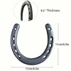1/4 Pcs Cast Iron Horseshoes  Hoof Care Excellent Grip and Stability Features Resistant to Wear and Tear for Long Term Use 3