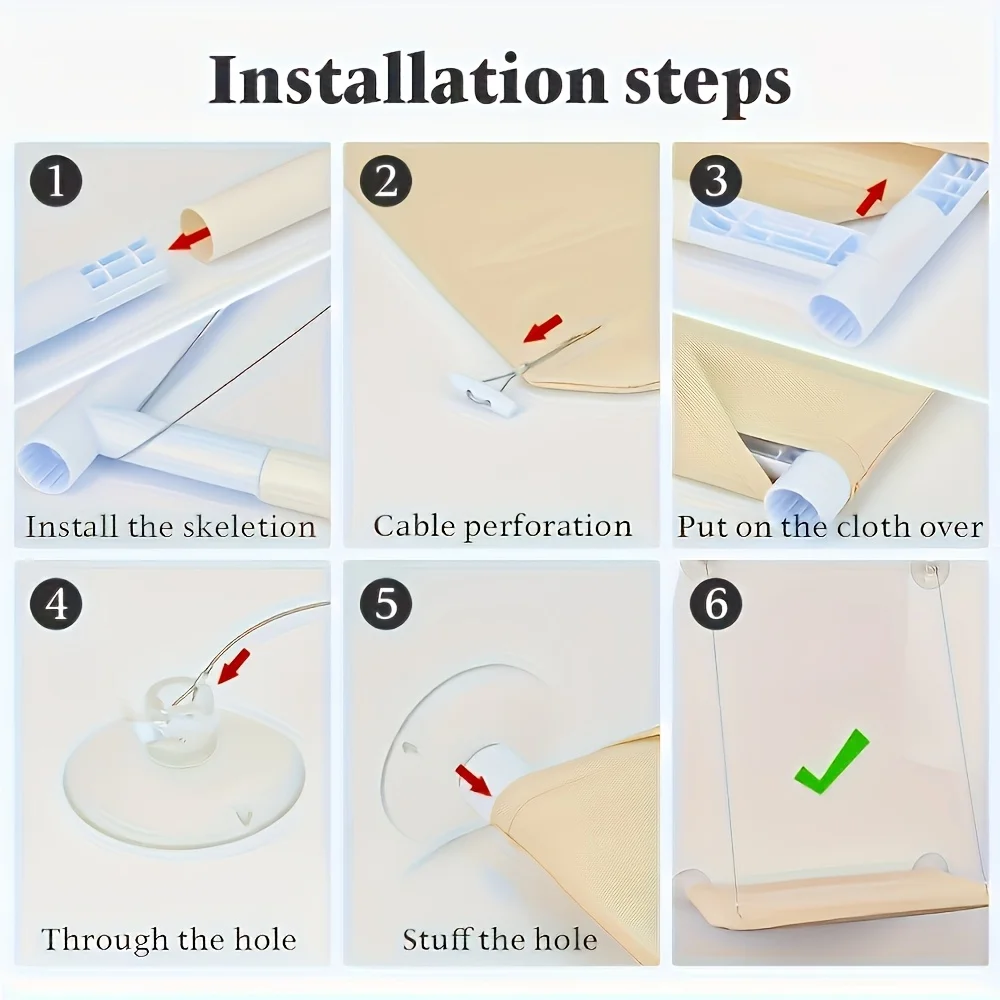 Comfortable Cat Window Perch Hammock Bed with Soft Fabric - Designed for Cats Indoor Pet Ledge Kitten hammock