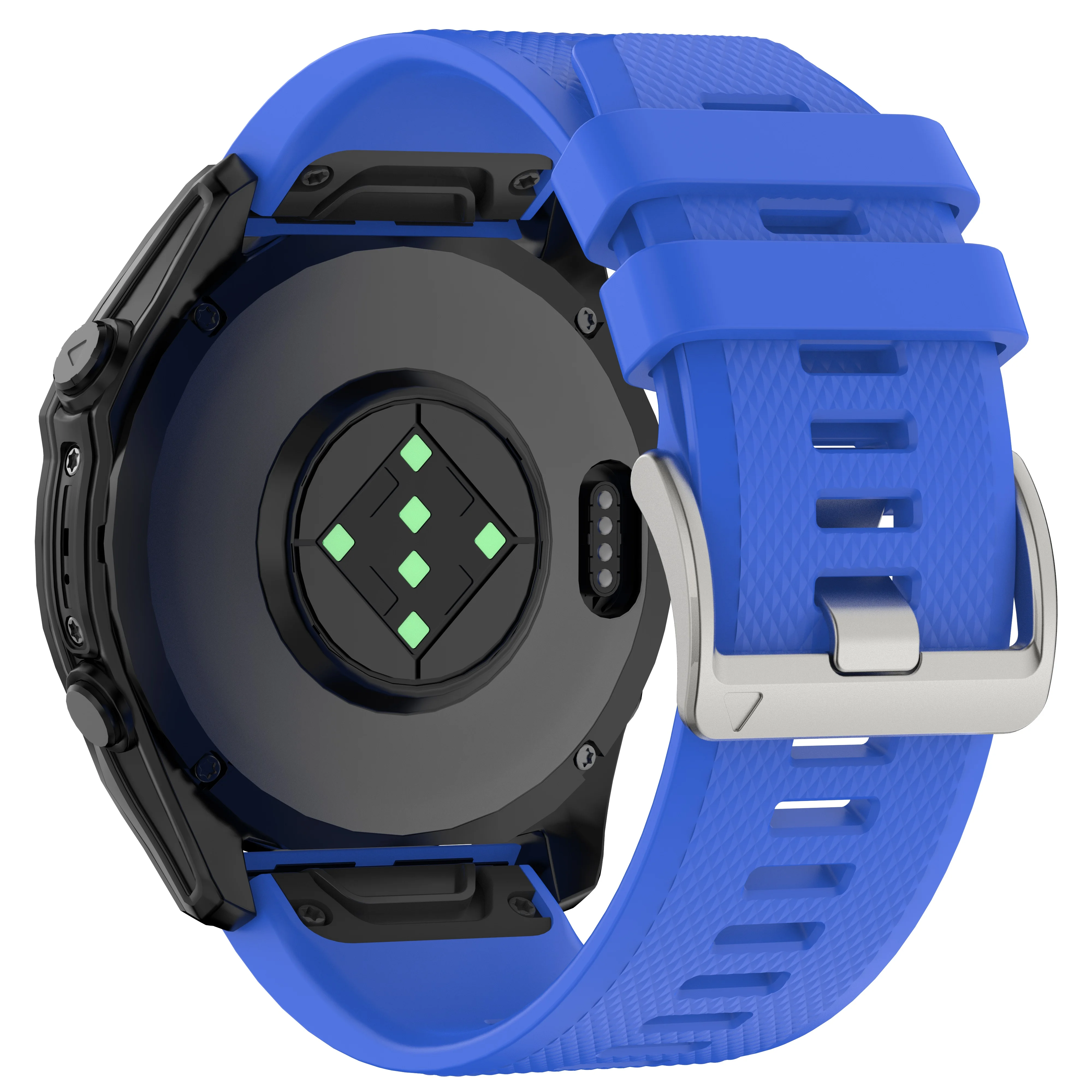 Premium QuickFit Soft Silicone Watch Band Strap, 22-26mm,