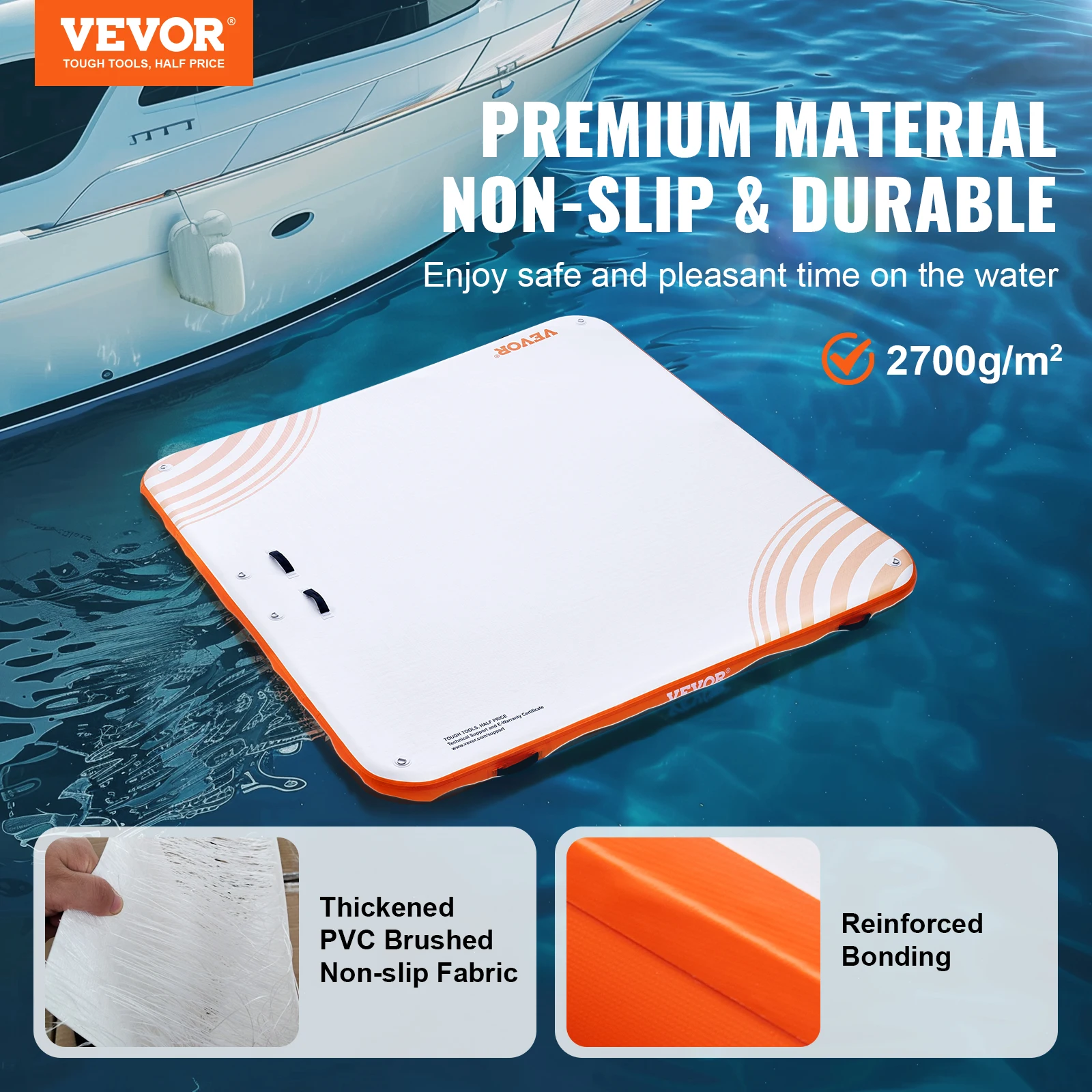 Floating Dock 10 x 10FT Inflatable 2