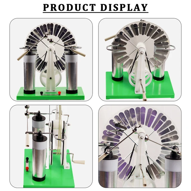 Electrostatic Generator Demonstration Tool Educational Physics Equipment 6