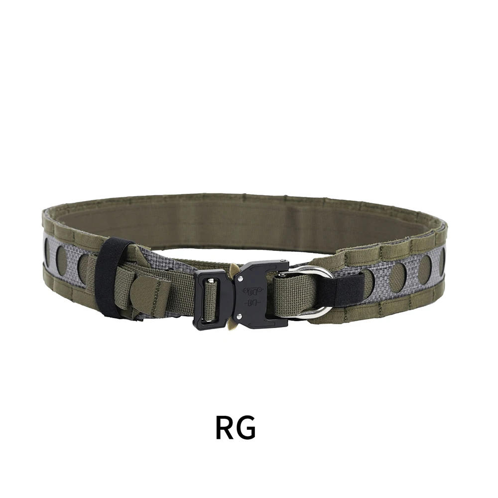 Tactical Bison Belt MOLLE Belts Quick Release Rigger Inner & Outer Airsoft Heavy Duty Belt Nylon Combat Gear Hunting Accessory