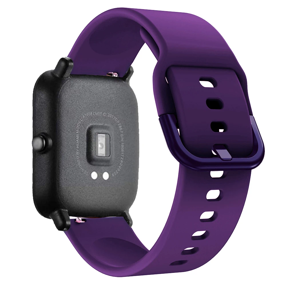 Universal Silicone Smartwatch Band - 20mm/22mm Strap in Multiple Sizes