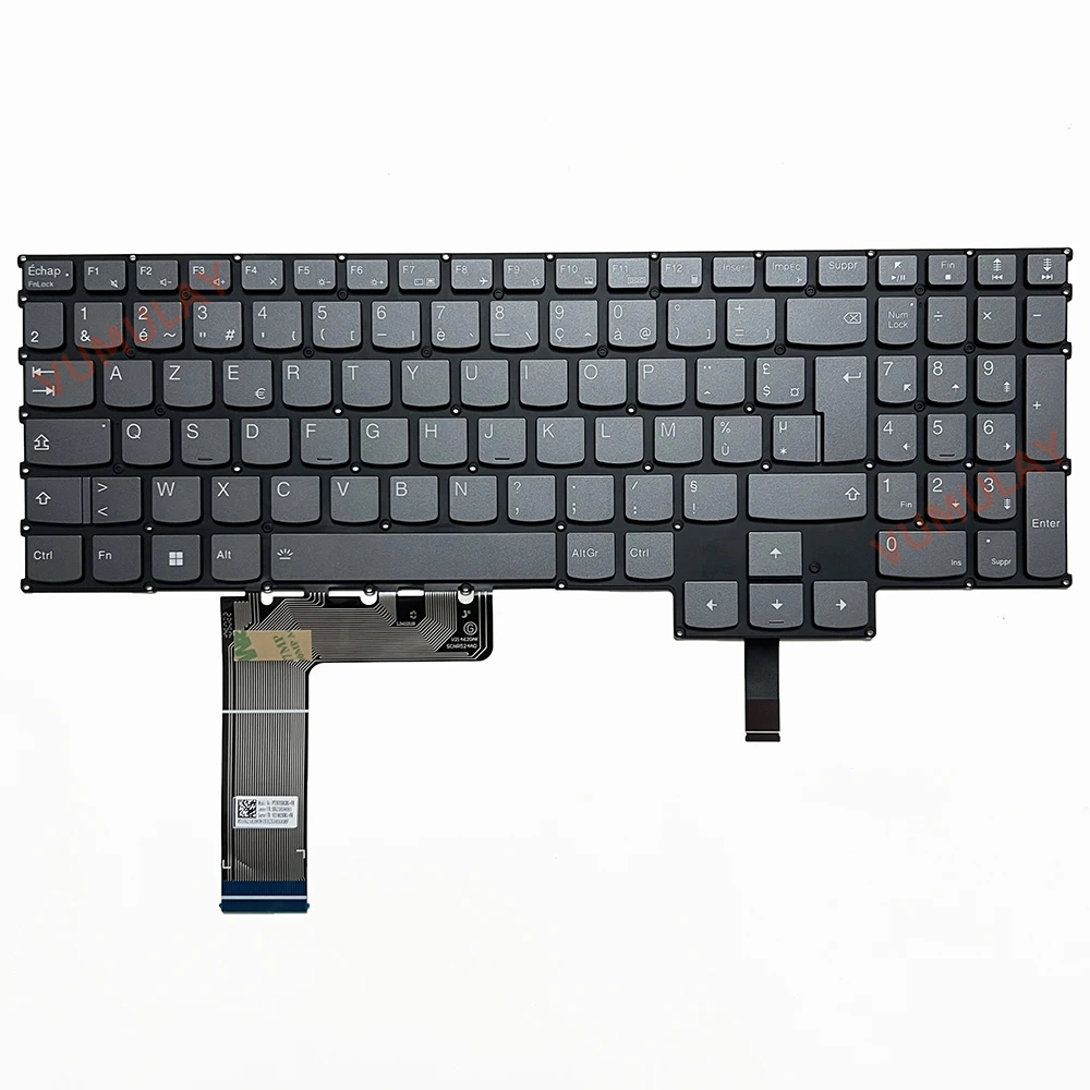 Clavier AZERTY Original Lenovo IdeaPad Flex 15 - Référence 25211032 12U76F0 6862, Occasion