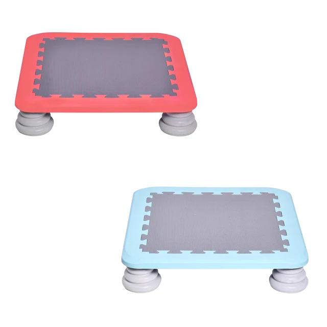 Kids Trampoline Indoor, Recreational Rebounder with Safety Handle, Sensory Integration Training Equipment for Toddlers, Small Exercise Bouncing Bed for Home Gym, Heavy Duty Stability for Active Children Ages 3-8
