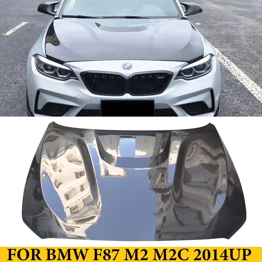 

For BMW 2 Series M2 M2C F87 Carbon Fiber Front Bumper Bonnet Engine Hood Cover Auto Tuning