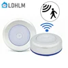PIR Motion Sensor Night Light 6LED LED Human Body Induction Wireless Detector Automatic Light On / Off For Home Bedside Lighting 1