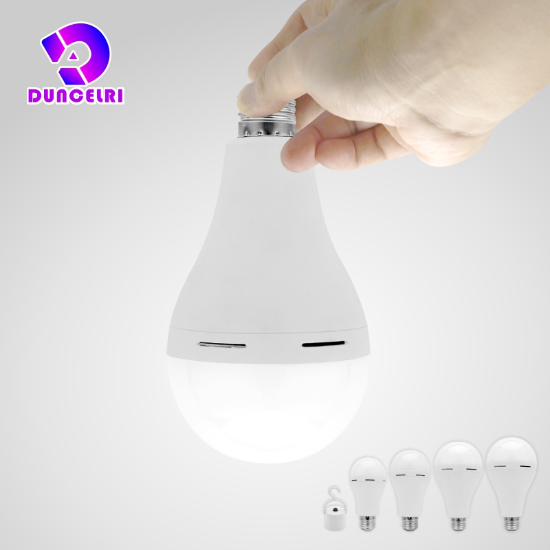 Emergency LED Light Bulb E27 7w 9w 12w 15w Rechargeable 1200mAh Battery 85-265V 110V 220V for Camping Tent Lamp Outdoor Lighting