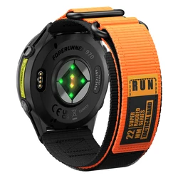 Tactical Outdoor Sports Nylon Watch Band Replacement Strap Belt Accessories (Orange Black)