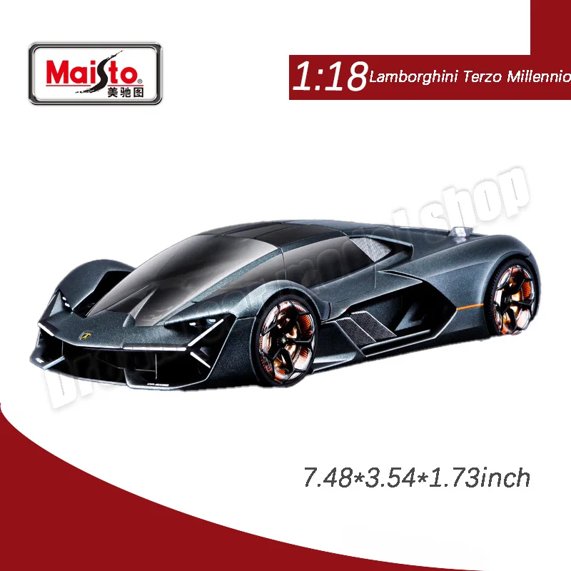 

Maisto1:18 Lamborghini Terzo Millennio Huracan Sesto Elemento V12 Vision Alloy Car Model Children's Toy Living Room Decoration