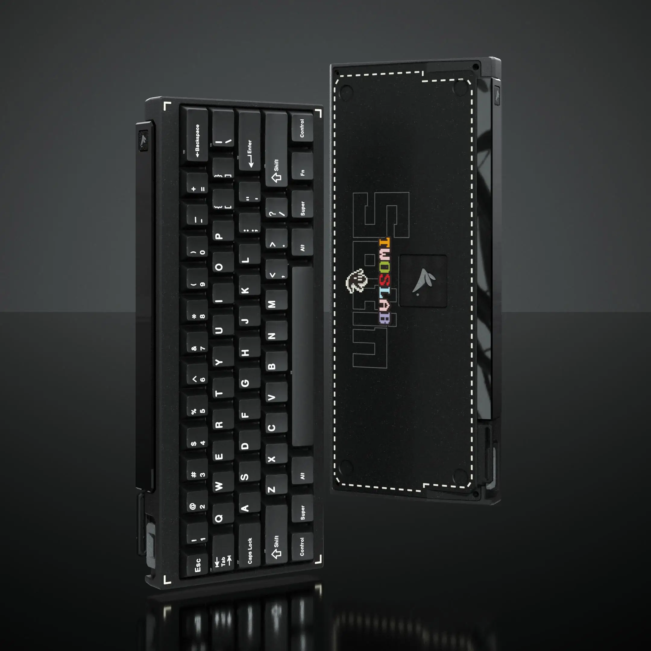 Twoslab Satin60 Keyboard Case CNC ISO Anodizing Case Custom For