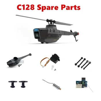 Elenco pezzi di ricambio per RC EAR C128 RC Elicottero Giocattolo Accessori Pale a testa del rotore Scheda ricevitore motore Viti telaio servo Batteria