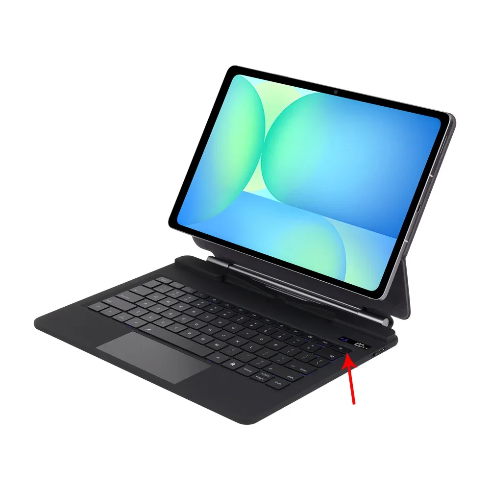 NEW Magic Keyboard Battery Display for 2025 Samsung Galaxy Tab S10 FE Plus + 13.1" SM-X620 X626B Backlit Trackpad Keyboard Cover 7 S36c01d6f6c35481886c22e7fd7f168f4F