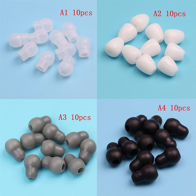 Earplugs 10pcs/lot Stethoscope Eartips Earpieces 4 Colors foam earplugs,silicone earplugs
