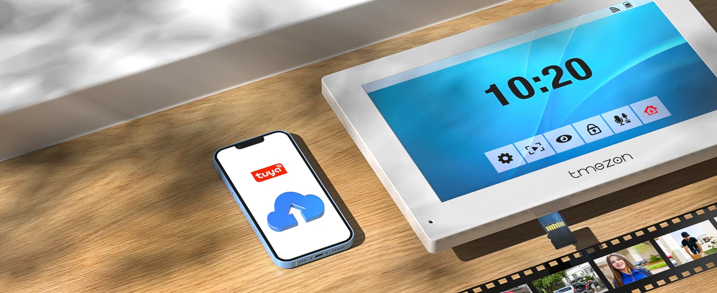 Digitales Video-Gegensprechanlagen-System mit WLAN & 1080p