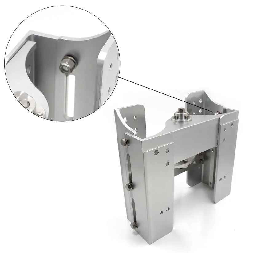 Aluminum 8\'\' 6\'\'Adjustable Outboard Boat Manual Jack Plate Motor Setback