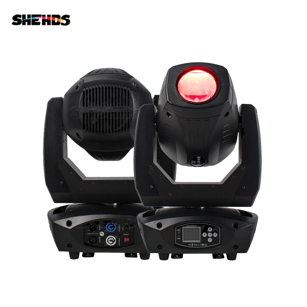 

2PCS SHEHDS 200W 3in1 LED Moving Head DMX Beam Wash Spot DJ Light Rotating GOBO Lights For Disco Party Stage Light Effect