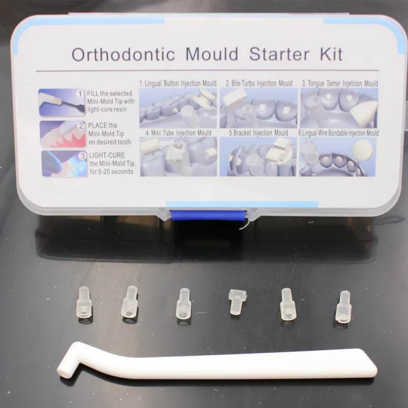 1 Set Dental Mini Orthodontic Accessories Injection Mould Lingual Button Mini Mold For Dentist