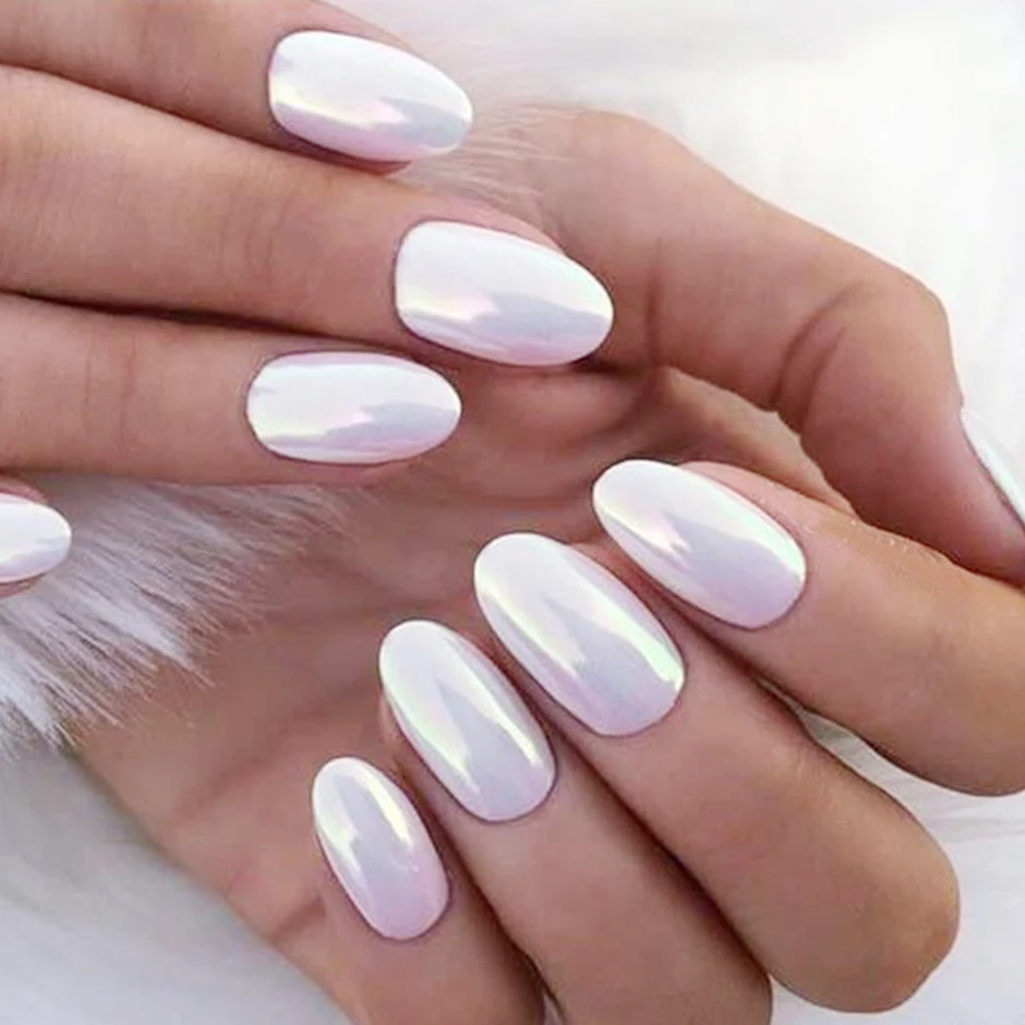 Nail Powder Nail Glitter Nail Decoration Nail Decorations Nail Powder Set 7pc Pearl Nail Glitter Brush Set Rub Dipping Powder for Nails Manicure Holographic Mirror Mermaid Gold Blue Nail Dust GLB01-07-1