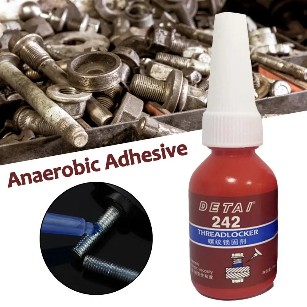 Description Picture 6 of item1 Bottle 10ml Anti-pressure Blue 242 Glue Anaerobic Screw Lock Adhesive Wire Sealing Anti-corrosion Thread Anaerobic Glue