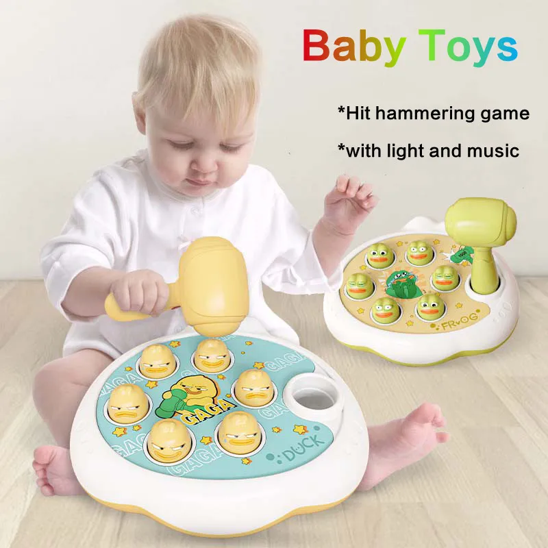 

Baby Toy With Training Whack-a-mole Toddler Hit Hammering Game Reduce Stress Puzzle Toy Gift Toddler Music Educational Game