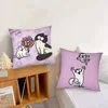 Cartoon S-Simons-Cat Cute Pillow Case Square Pillow Bedroom Sofa Leisure Comfort Cushion Car Living Room Home Decoration 40X40 5