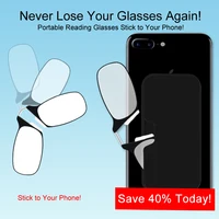 Nose Clip Reading Glasses Man High Quality Men Portable Foam Nose Glasses  for Seniors Transparent Eyeglasses with Case 6