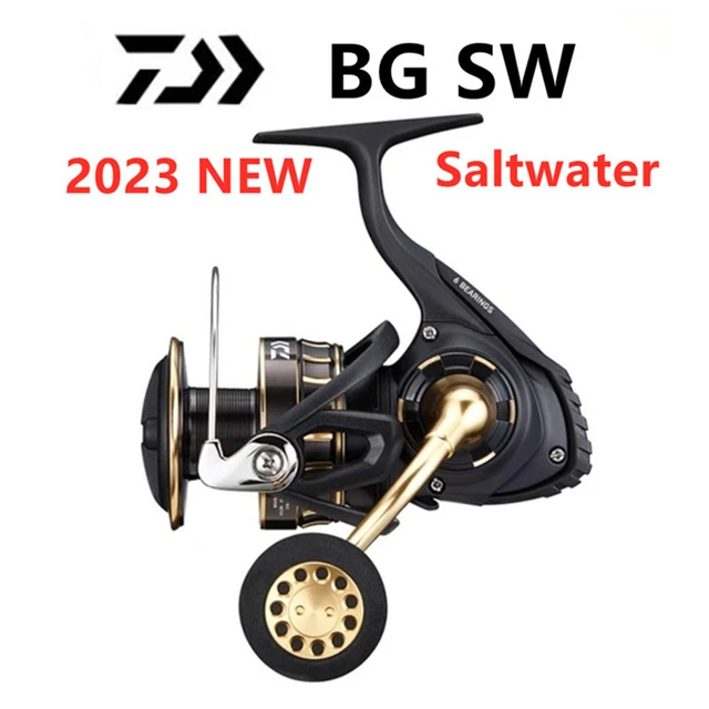 New 2023 DAIWA BG SW Saltwater Jigging Fishing Boat Reel Spinning Reel  Aluminum Body LC-ABS Metail Spool 6+1BB - AliExpress