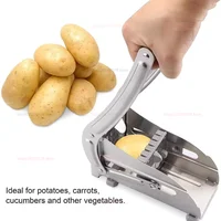 Multifunction Manual French Fry Cutter Stainless Steel Vegetable Slicer Fast Cutting Tool For Home Kitchen Cooking And Food Prep 4
