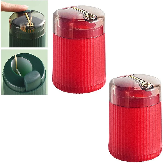 Egyszerű Fogpiszkáló Doboz Adagoló Kreatív Puska Automatikus Kiürítés Edény Tartó Háztartás Kényelmes Ajándékkészlet - Image 6